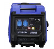 Generador eléctrico inverter digital Hyundai gasolina 3,5/4,0 KW partida eléctrica y manual