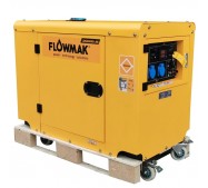 Generador Monofasico Diesel  6,5Kva + ATS -  Flowmak