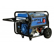 Generador Eléctrico Hyundai Gasolina 8,1 kVA partida eléctrica trifásico abierto con ruedas
