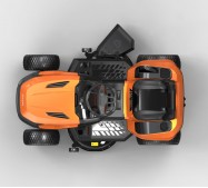 Tractor Cortacésped - 15HP -Wulkan sin recolector